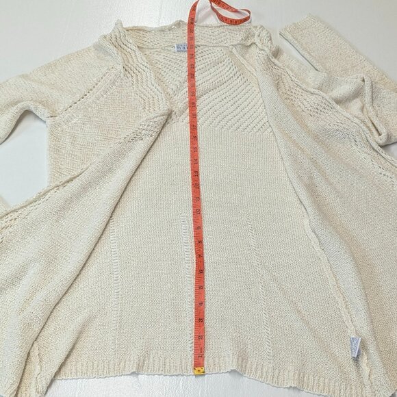Keren Hart Size Small Cream Colored Open Weave Cardigan - Picture 11 of 13